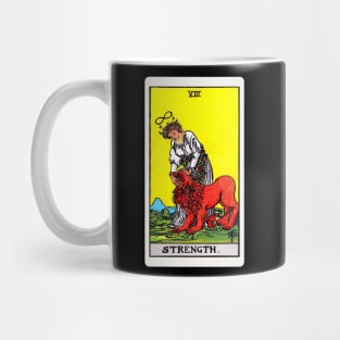 Card #8 - Strength - Rider Waite Smith Tarot Mug